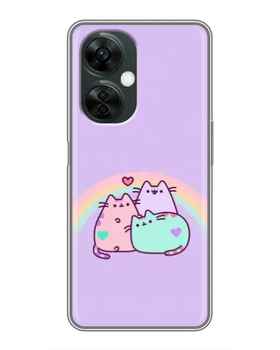 Чохол для OnePlus Nord CE 3 Lite з картинкою «Веселкові Пушини» Чохол для OnePlus Nord CE 3 Lite з картинкою «Веселкові Пушини»