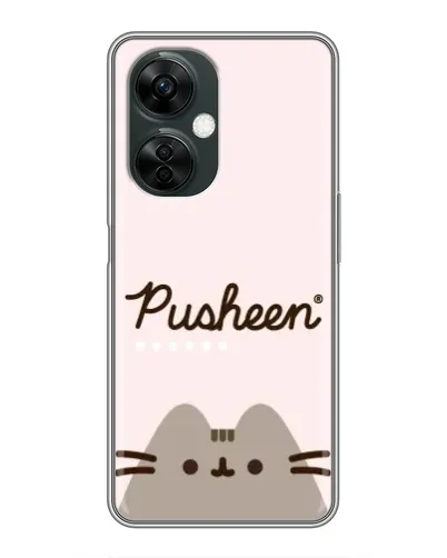 Чохол для OnePlus Nord CE 3 Lite з картинкою «Pusheen логотип» Чохол для OnePlus Nord CE 3 Lite з картинкою «Pusheen логотип»