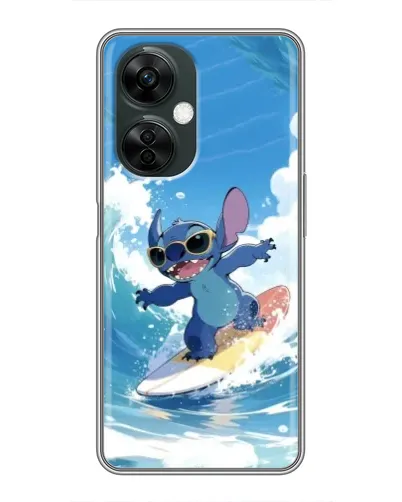 Чехол для OnePlus Nord CE 3 Lite с картинкой «Стич на волне»