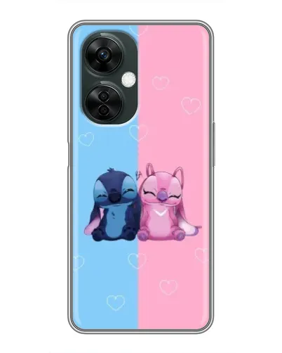 Чехол для OnePlus Nord CE 3 Lite с картинкой «Stitch и Angel Love»