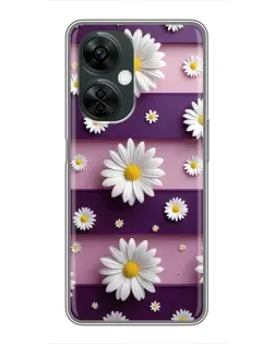 Чохол для OnePlus Nord CE 3 Lite з картинкою «Ромашки на фіолетовому» Чохол для OnePlus Nord CE 3 Lite з картинкою «Ромашки на фіолетовому»