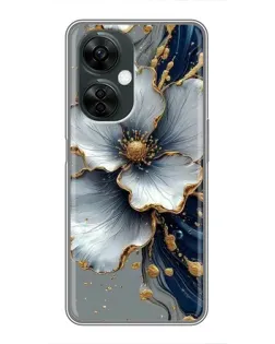 Чохол для OnePlus Nord CE 3 Lite з картинкою «Біла квітка та золотий флюїд» Чохол для OnePlus Nord CE 3 Lite з картинкою «Біла квітка та золотий флюїд»