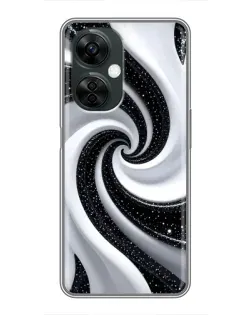 Чехол для OnePlus Nord CE 3 Lite с картинкой «Черно-белая спираль» Чехол для OnePlus Nord CE 3 Lite с картинкой «Черно-белая спираль»