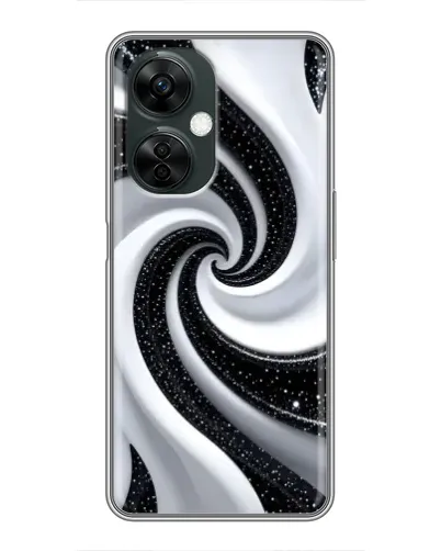 Чехол для OnePlus Nord CE 3 Lite с картинкой «Черно-белая спираль» Чехол для OnePlus Nord CE 3 Lite с картинкой «Черно-белая спираль»