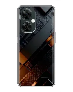 Чехол для OnePlus Nord CE 3 Lite с картинкой «Черные геометрические блоки» Чехол для OnePlus Nord CE 3 Lite с картинкой «Черные геометрические блоки»
