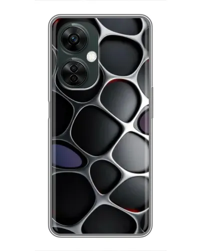 Чехол для OnePlus Nord CE 3 Lite с картинкой «Объемная темная решетка» Чехол для OnePlus Nord CE 3 Lite с картинкой «Объемная темная решетка»