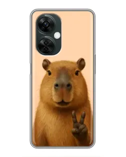 Чехол для OnePlus Nord CE 3 Lite с картинкой «Капибара виктория»