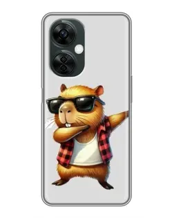 Чехол для OnePlus Nord CE 3 Lite с картинкой «Капибара рэпер даб»