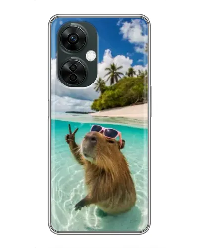 Чехол для OnePlus Nord CE 3 Lite с картинкой «Капибара на море» Чехол для OnePlus Nord CE 3 Lite с картинкой «Капибара на море»