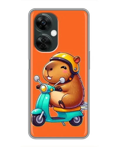 Чехол для OnePlus Nord CE 3 Lite с картинкой «Капибара на скутере» Чехол для OnePlus Nord CE 3 Lite с картинкой «Капибара на скутере»