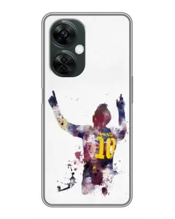Чехол для OnePlus Nord CE 3 Lite с картинкой «Акварельный Месси Барселона» Чехол для OnePlus Nord CE 3 Lite с картинкой «Акварельный Месси Барселона»