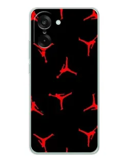 Чехол для OnePlus Nord CE 5 с картинкой «Jordan Red Pattern» Чехол для OnePlus Nord CE 5 с картинкой «Jordan Red Pattern»