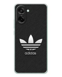 Чехол для OnePlus Nord CE 5 с картинкой «Adidas Карбоновая текстура»