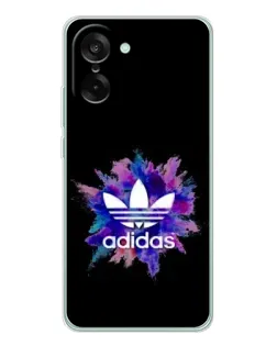 Чехол для OnePlus Nord CE 5 с картинкой «Взрыв красок Adidas»