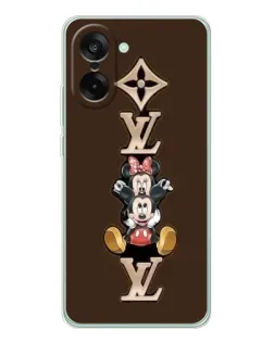 Чехол для OnePlus Nord CE 5 с картинкой «LV и Микки Маус»