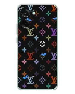 Чехол для OnePlus Nord CE 5 с картинкой «Цветная монограмма LV»