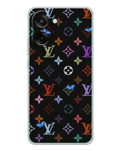 Чехол для OnePlus Nord CE 5 с картинкой «Цветная монограмма LV» Чехол для OnePlus Nord CE 5 с картинкой «Цветная монограмма LV»