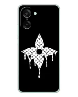 Чехол для OnePlus Nord CE 5 с картинкой «Цветочная монограмма»