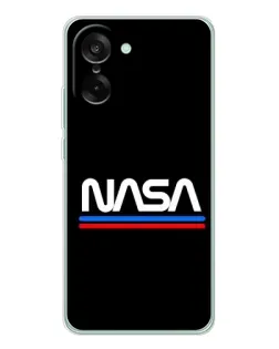Чехол для OnePlus Nord CE 5 с картинкой «NASA — классика Red Blue»