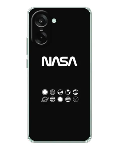 Чехол для OnePlus Nord CE 5 с картинкой «NASA — технический принт»