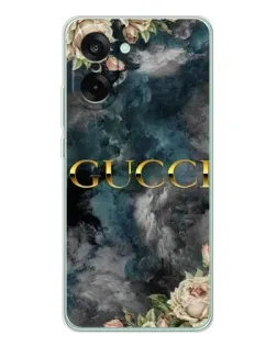 Чохол для OnePlus Nord CE 5 з картинкою «Абстрактні квіти Gucci» Чохол для OnePlus Nord CE 5 з картинкою «Абстрактні квіти Gucci»
