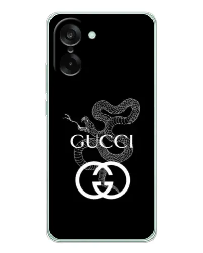 Чехол для OnePlus Nord CE 5 с картинкой «Gucci — серебряная змея» Чехол для OnePlus Nord CE 5 с картинкой «Gucci — серебряная змея»