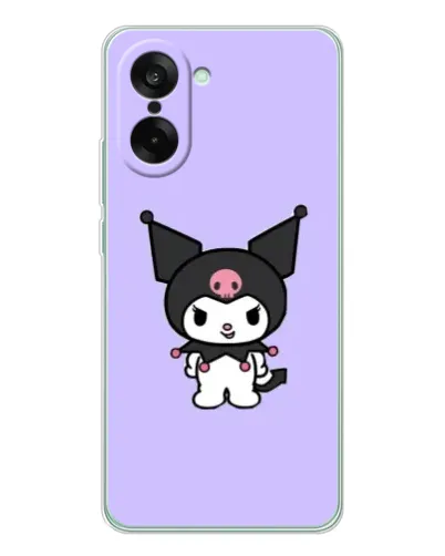 Чехол для OnePlus Nord CE 5 с картинкой «Kuromi — нежный фиолетовый»