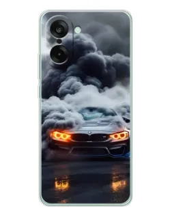 Чехол для OnePlus Nord CE 5 с картинкой «BMW в дыму» Чехол для OnePlus Nord CE 5 с картинкой «BMW в дыму»
