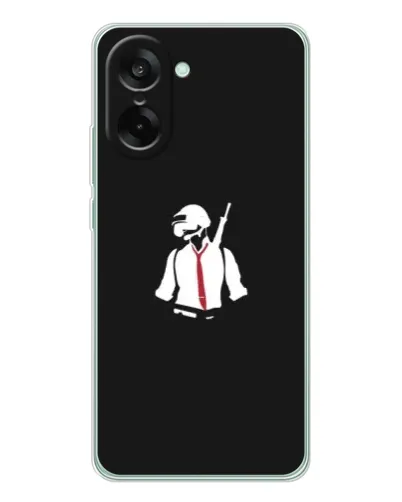 Чехол для OnePlus Nord CE 5 с картинкой «PUBG — силуэт воина» Чехол для OnePlus Nord CE 5 с картинкой «PUBG — силуэт воина»