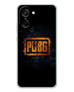Чехол для OnePlus Nord CE 5 с картинкой «PUBG — золотой логотип»