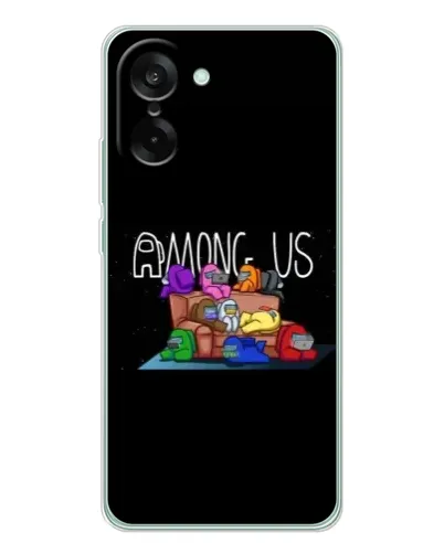 Чехол для OnePlus Nord CE 5 с картинкой «Логотип Among Us» Чехол для OnePlus Nord CE 5 с картинкой «Логотип Among Us»