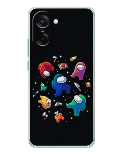 Чехол для OnePlus Nord CE 5 с картинкой «Among Us космос» Чехол для OnePlus Nord CE 5 с картинкой «Among Us космос»