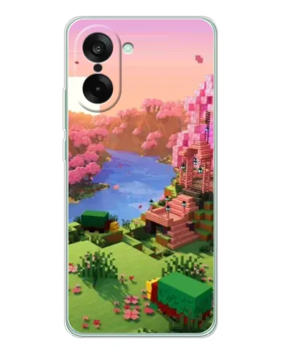 Чехол для OnePlus Nord CE 5 с картинкой «Розовое дерево Minecraft» Чехол для OnePlus Nord CE 5 с картинкой «Розовое дерево Minecraft»