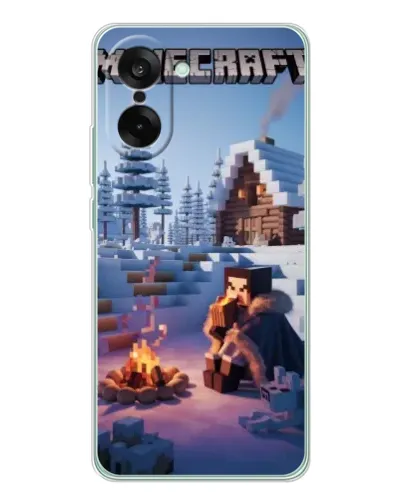 Чехол для OnePlus Nord CE 5 с картинкой «Зимний Minecraft» Чехол для OnePlus Nord CE 5 с картинкой «Зимний Minecraft»
