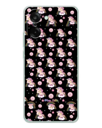 Чехол для OnePlus Nord CE 5 с картинкой «Magic Unicorn паттерн»