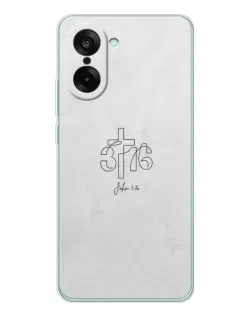 Чохол для OnePlus Nord CE 5 з картинкою «Івана 3:16 Хрест»