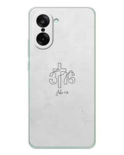 Чехол для OnePlus Nord CE 5 с картинкой «Иоанна 3:16 Крест»