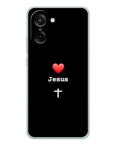 Чехол для OnePlus Nord CE 5 с картинкой «Сердце - Jesus»