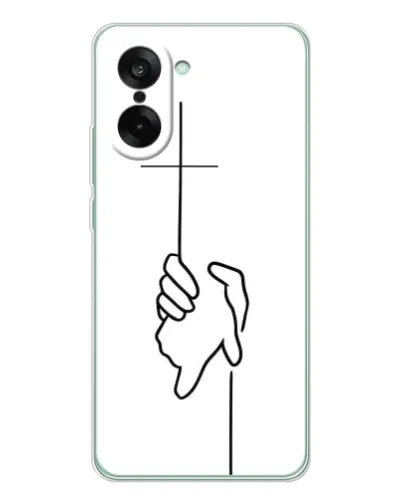Чехол для OnePlus Nord CE 5 с картинкой «Рука держит»