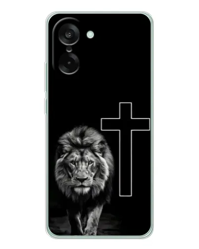 Чехол для OnePlus Nord CE 5 с картинкой «Лев и Крест»