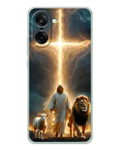 Чехол для OnePlus Nord CE 5 с картинкой «Лев Иуды и Свет»