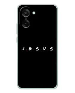 Чехол для OnePlus Nord CE 5 с картинкой «Точки веры J.E.S.U.S.»