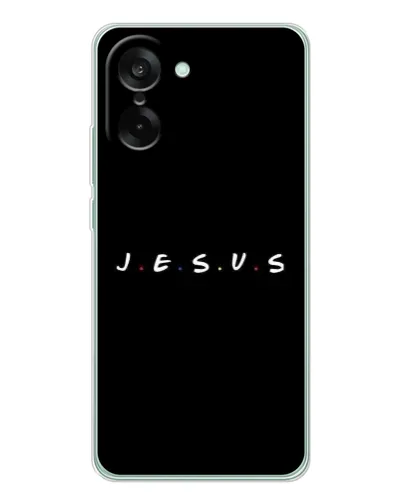 Чехол для OnePlus Nord CE 5 с картинкой «Точки веры J.E.S.U.S.»