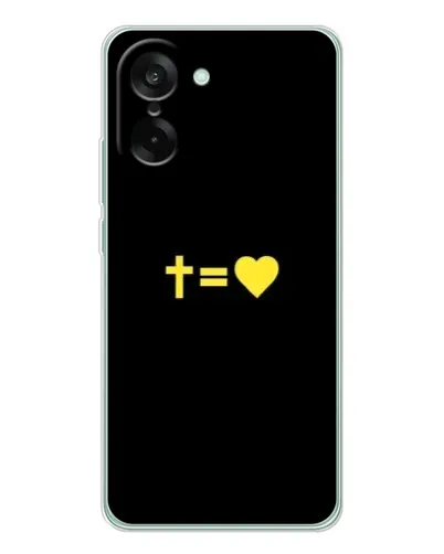 Чехол для OnePlus Nord CE 5 с картинкой «Сердце и Крест»