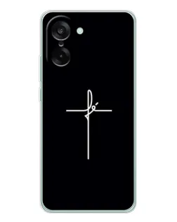 Чехол для OnePlus Nord CE 5 с картинкой «Тонкий крест»