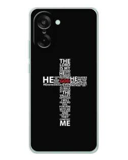 Чехол для OnePlus Nord CE 5 с картинкой «Текстовый крест»