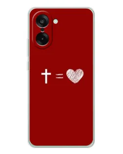Чехол для OnePlus Nord CE 5 с картинкой «Уравнение любви»