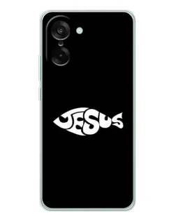 Чехол для OnePlus Nord CE 5 с картинкой «Рыба Jesus»