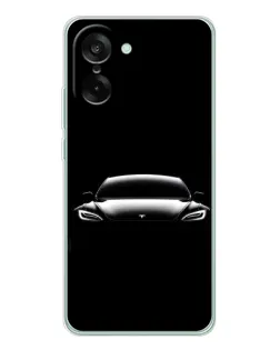 Чохол для OnePlus Nord CE 5 з картинкою «Фари Tesla Night»