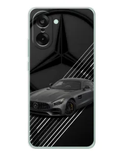 Чехол для OnePlus Nord CE 5 с картинкой «Mercedes AMG — графика»